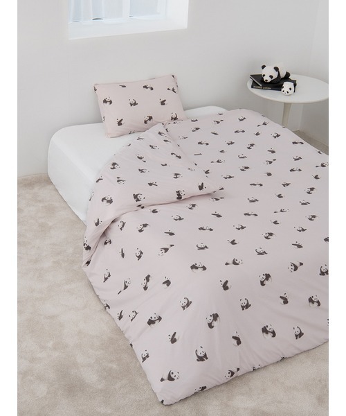 【Sleep】(ダブル)パンダモチーフ寝具2点SET