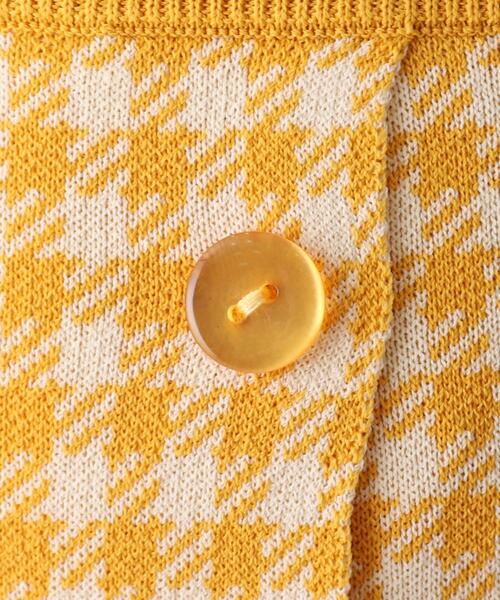 OPAQUE.CLIP(オペークドットクリップ)の「◆ギンガムマーメイドニットスカート(スカート・レディース・ブラック系4/ダークグリーン系4/イエロー系4・38)」の13枚目の写真