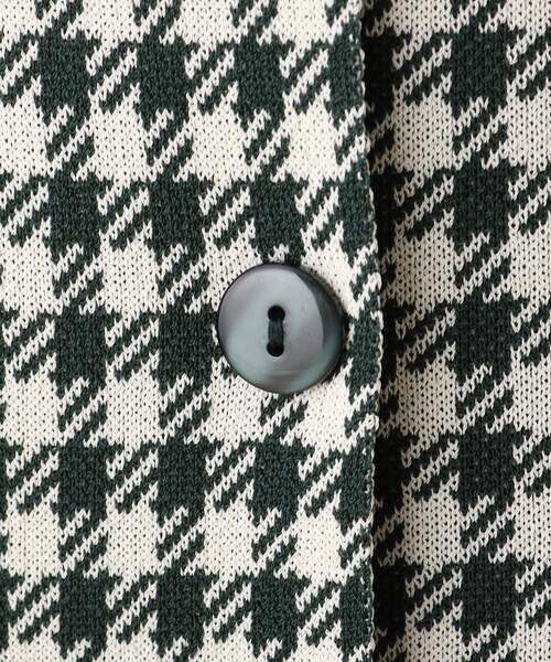 OPAQUE.CLIP(オペークドットクリップ)の「◆ギンガムマーメイドニットスカート(スカート・レディース・ブラック系4/ダークグリーン系4/イエロー系4・38)」の15枚目の写真