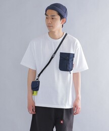 *【SHIPS別注】Coleman: 〈吸水速乾/UVカット〉 ポケット Tシャツ