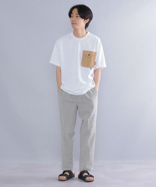 COLEMAN(コールマン)の「*【SHIPS別注】Coleman: 〈吸水速乾/UVカット〉 ポケット Tシャツ(Tシャツ/カットソー・メンズ・ホワイト/ブラック/ベージュ/オレンジ/ホワイト系その他・X-SMALL/SMALL/MEDIUM/LARGE)」の10枚目の写真