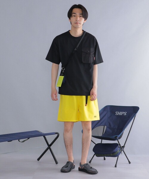 COLEMAN(コールマン)の「*【SHIPS別注】Coleman: 〈吸水速乾/UVカット〉 ポケット Tシャツ(Tシャツ/カットソー・メンズ・ホワイト/ブラック/ベージュ/オレンジ/ホワイト系その他・X-SMALL/SMALL/MEDIUM/LARGE)」の13枚目の写真