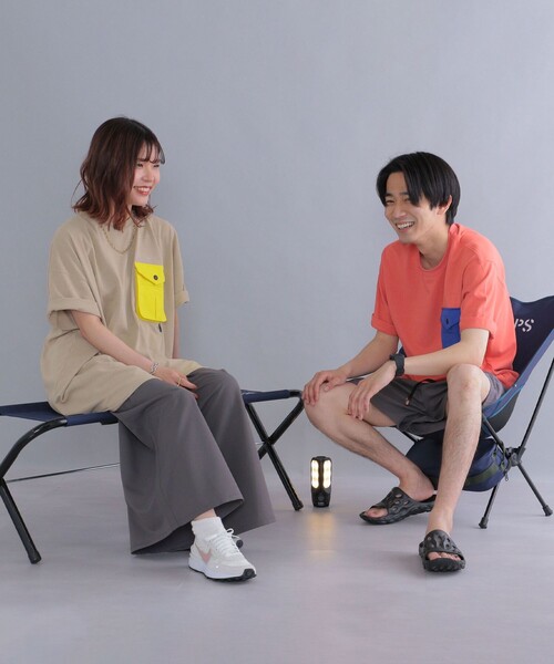 COLEMAN(コールマン)の「*【SHIPS別注】Coleman: 〈吸水速乾/UVカット〉 ポケット Tシャツ(Tシャツ/カットソー・メンズ・ホワイト/ブラック/ベージュ/オレンジ/ホワイト系その他・X-SMALL/SMALL/MEDIUM/LARGE)」の18枚目の写真