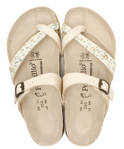 BIRKENSTOCK(ビルケンシュトック)の「TABORA BF Cream/Print EFG Cream(WOMEN)(サンダル・レディース・クリーム・40/36/39)」の4枚目の写真
