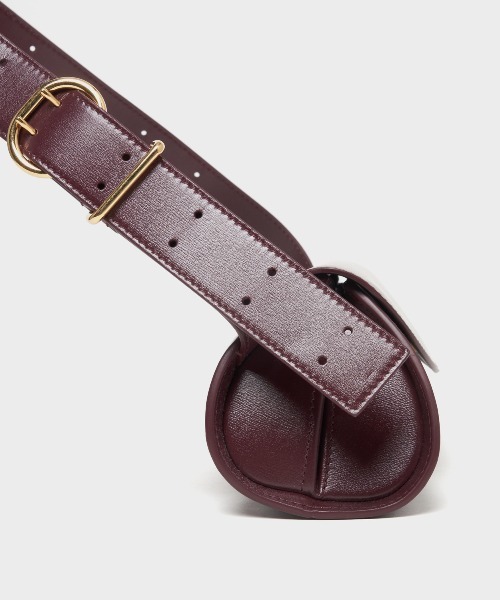 JIL SANDER（ジルサンダー）の「CANNOLO SM（ショルダーバッグ・レディース・レッド系/ブラック・U）」の4枚目の写真