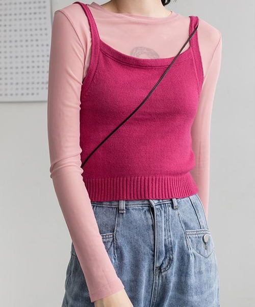 EPICKS（エピックス）の「ベーシックシースルーカラーロンT（Tシャツ/カットソー・レディース・ホワイト/ブラック/パープル/サックスブルー/ピンク/グリーン・FREE）」の12枚目の写真