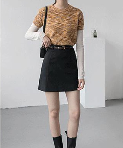 EPICKS（エピックス）の「ベーシックシースルーカラーロンT（Tシャツ/カットソー・レディース・ホワイト/ブラック/パープル/サックスブルー/ピンク/グリーン・FREE）」の21枚目の写真