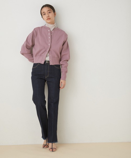 ADAM ET ROPE'（アダムエロペ）の「カーディガン（カーディガン/ボレロ・レディース・スミクロ・FREE）」の3枚目の写真