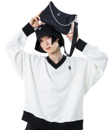 BASIC COTTON | 【BASIC COTTON/ベーシックコットン】22SS NYLON HOBO BAG/ショルダーバッグ ミニバッグ チェーンバッグ ハンドバッグ 韓国ファッション 韓国ブランド(ショルダーバッグ)