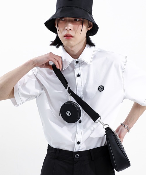 BASIC COTTON(ベーシックコットン)の「【BASIC COTTON/ベーシックコットン】NYLON HOBO BAG / 斜め掛けカバン ショルダーバッグ(ショルダーバッグ・メンズ・ブラック・ONE SIZE)」の12枚目の写真