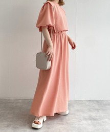w closet | フェイクレイヤード半袖ワンピース(ワンピース)