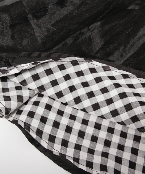 WEGO（ウィゴー）の「WEGO/リバーシブルオーガンジーフレアスカート（スカート・レディース・オフホワイト/ブラック/ライトパープル・FREE）」の14枚目の写真