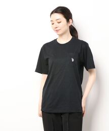 【U.S. POLO ASSN./ユーエスポロアッスン】U.S. POLO ASSN MEN'S CREW NECK POCKET TEE(UN)