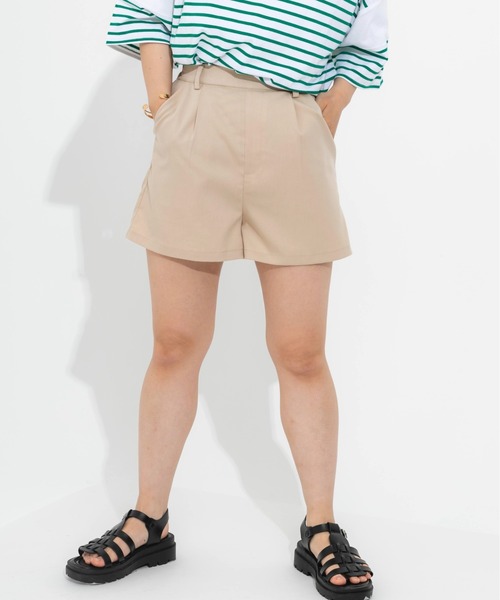 nemne store（ネンネストア）の「【セットアップ可能】タック入りショートパンツ（その他パンツ・レディース・ブラック/ベージュ/アイボリー・フリー）」の16枚目の写真