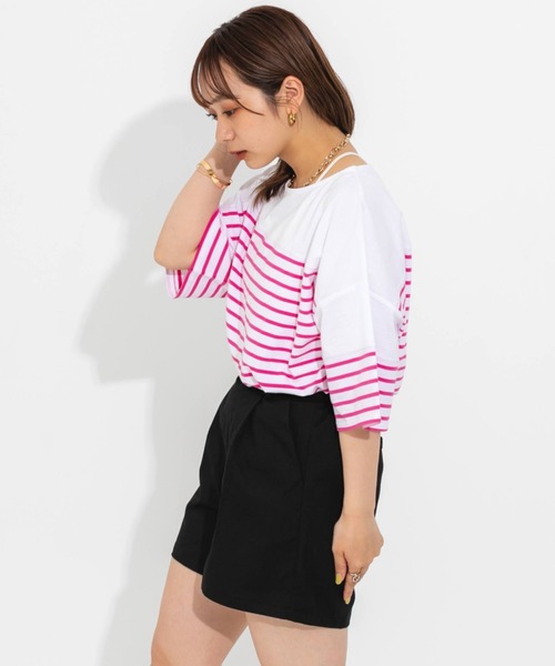 nemne store（ネンネストア）の「【セットアップ可能】タック入りショートパンツ（その他パンツ・レディース・ブラック/ベージュ/アイボリー・フリー）」の13枚目の写真