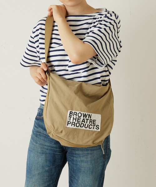 THEATRE PRODUCTS（シアタープロダクツ）の「THEATRE PRODUCTS / NYLONショルダーバッグ（ショルダーバッグ・レディース・ブラック/ベージュ/カーキ・FREE）」の11枚目の写真