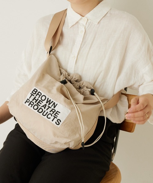 THEATRE PRODUCTS（シアタープロダクツ）の「THEATRE PRODUCTS / NYLONショルダーバッグ（ショルダーバッグ・レディース・ブラック/ベージュ/カーキ・FREE）」の18枚目の写真
