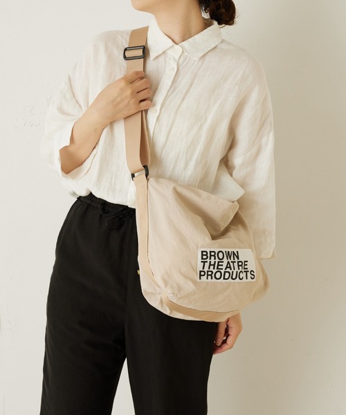 THEATRE PRODUCTS（シアタープロダクツ）の「THEATRE PRODUCTS / NYLONショルダーバッグ（ショルダーバッグ・レディース・ブラック/ベージュ/カーキ・FREE）」の19枚目の写真