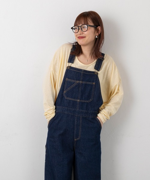 PICHI(ピイチ)の「スラブ長袖トップス(Tシャツ/カットソー・レディース・ホワイト/ピンク/イエロー/チャコール・FREE)」の1枚目の写真