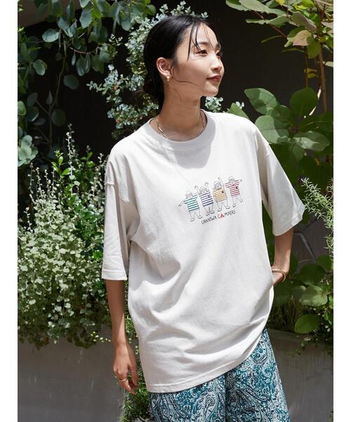 CRAFT STANDARD BOUTIQUE(クラフトスタンダードブティック)の「URANIWACAMPERS プリントTEE *(Tシャツ/カットソー・レディース・A/B/C/D/E/F・LL/M/L)」の22枚目の写真