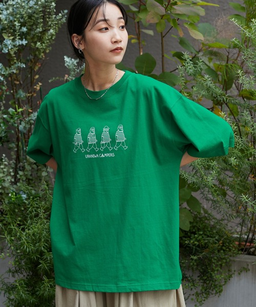 CRAFT STANDARD BOUTIQUE(クラフトスタンダードブティック)の「URANIWACAMPERS プリントTEE *(Tシャツ/カットソー・レディース・A/B/C/D/E/F・LL/M/L)」の3枚目の写真