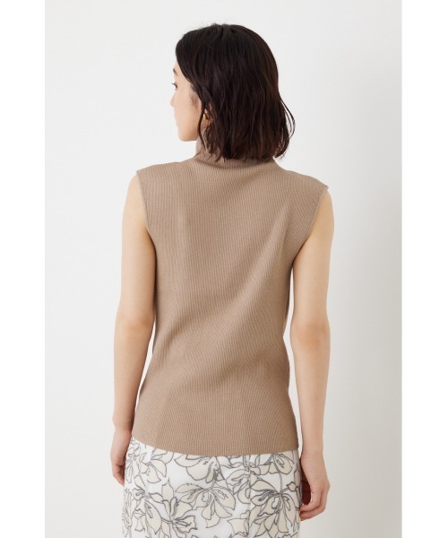 rienda（リエンダ）の「アシンメトリードレープハイネックニットトップス（Tシャツ/カットソー・レディース・ブラック/ベージュ/パープル/オレンジ・FREE）」の12枚目の写真