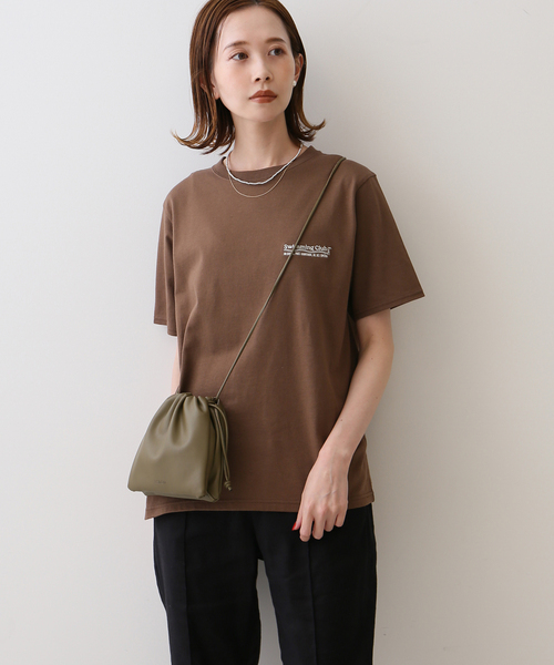 SLOBE IENA(スローブイエナ)の「Swimming Club TEE(Tシャツ/カットソー・レディース・ブラウン/サックスブルー・FREE)」の20枚目の写真