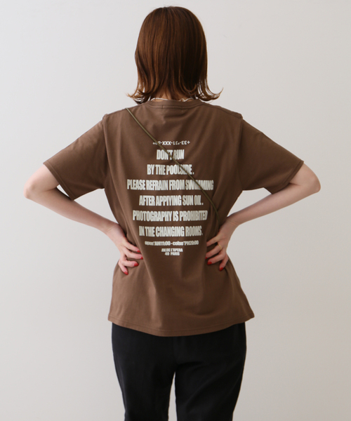 SLOBE IENA(スローブイエナ)の「Swimming Club TEE(Tシャツ/カットソー・レディース・ブラウン/サックスブルー・FREE)」の10枚目の写真