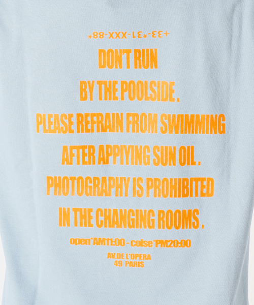 SLOBE IENA(スローブイエナ)の「Swimming Club TEE(Tシャツ/カットソー・レディース・ブラウン/サックスブルー・FREE)」の6枚目の写真