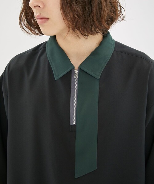 CITY TOKYO（シティトウキョウ）の「デザインハーフジップシャツ