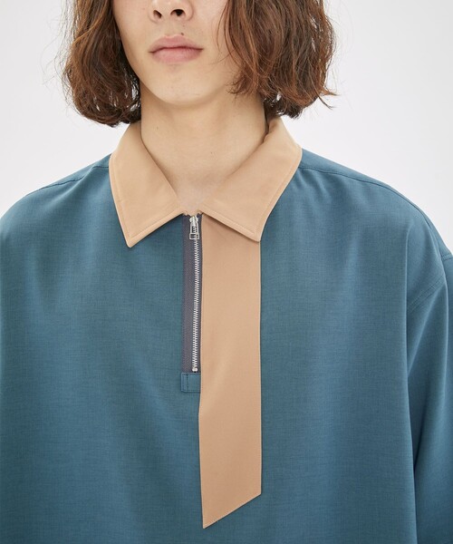 CITY TOKYO（シティトウキョウ）の「デザインハーフジップシャツ