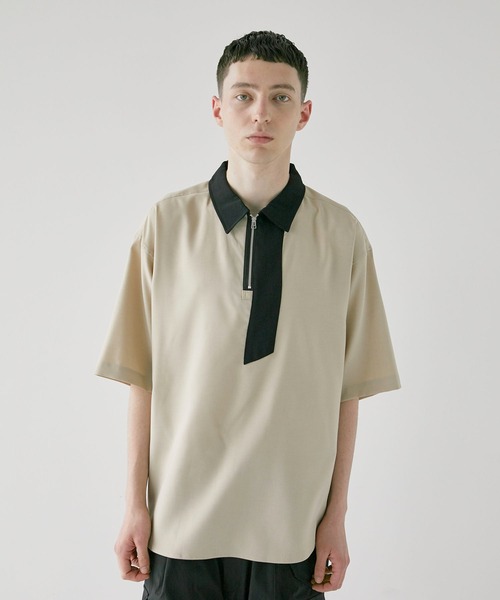 CITY TOKYO（シティトウキョウ）の「デザインハーフジップシャツ