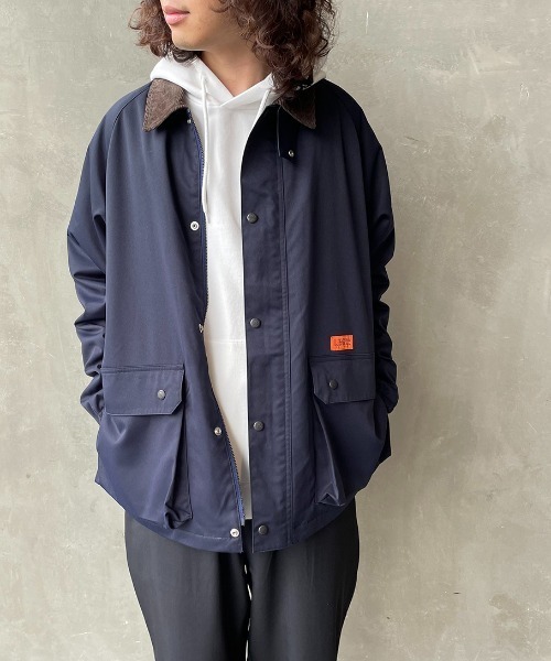 UNIVERSAL OVERALL（ユニバーサルオーバーオール）の「【FINEBOYS 2月号掲載】[UNIVERSAL OVERALL/ユニバーサルオーバーオール] 別注 フィールドミリタリージャケット（ブルゾン・レディース・ネイビー/オリーブ・M/L）」の14枚目の写真
