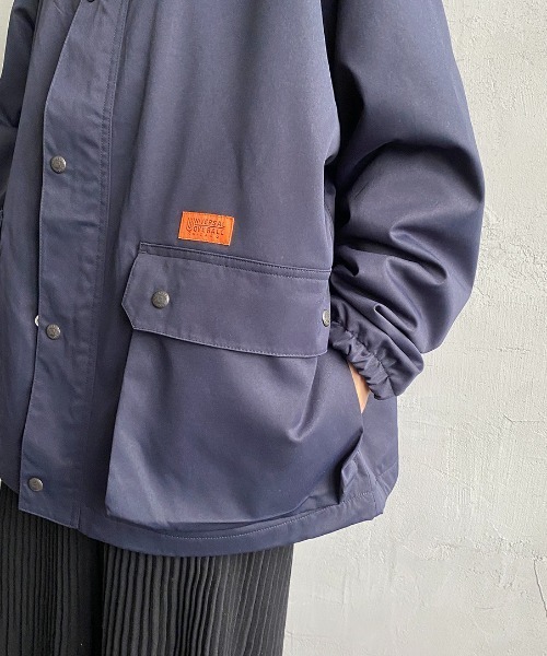 UNIVERSAL OVERALL（ユニバーサルオーバーオール）の「【FINEBOYS 2月号掲載】[UNIVERSAL OVERALL/ユニバーサルオーバーオール] 別注 フィールドミリタリージャケット（ブルゾン・レディース・ネイビー/オリーブ・M/L）」の20枚目の写真