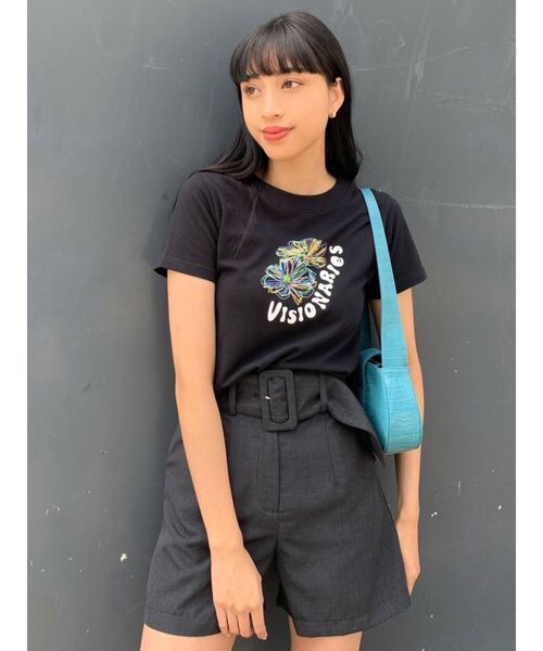 EMODA（エモダ）の「ベルトワイドショートパンツ（その他パンツ・レディース・ブラック/アイボリー/その他・SMALL/MEDIUM）」の20枚目の写真