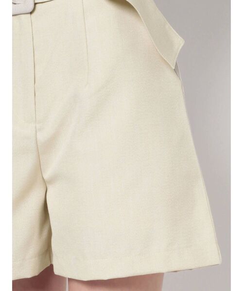 EMODA（エモダ）の「ベルトワイドショートパンツ（その他パンツ・レディース・ブラック/アイボリー/その他・SMALL/MEDIUM）」の9枚目の写真