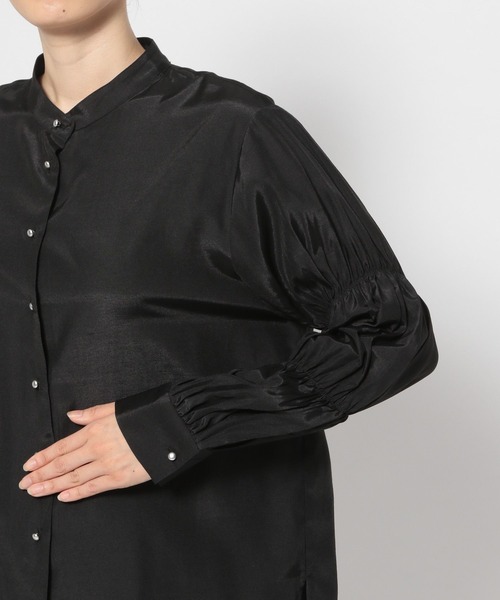 PAGEBOY（ページボーイ）の「CORE / バルーンギャザーブラウス（シャツ/ブラウス・レディース・ブラック/オフホワイト・FREE）」の17枚目の写真