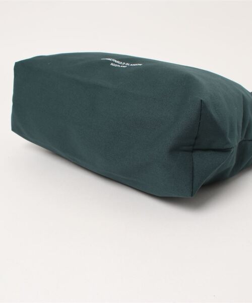 Traditional Weatherwear(トラディショナルウェザーウェア)の「WAVE LOGO GUSSET TOTE(トートバッグ・レディース・グリーン/ブラウン/オフホワイト・F)」の6枚目の写真