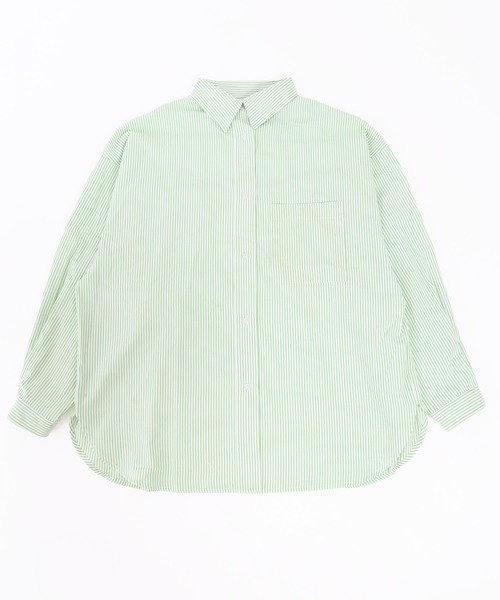 WC（ダブル シー）の「カラーストライプビッグシャツ（シャツ/ブラウス・レディース・ピンク/イエロー/ブルー/グリーン・FREE）」の22枚目の写真
