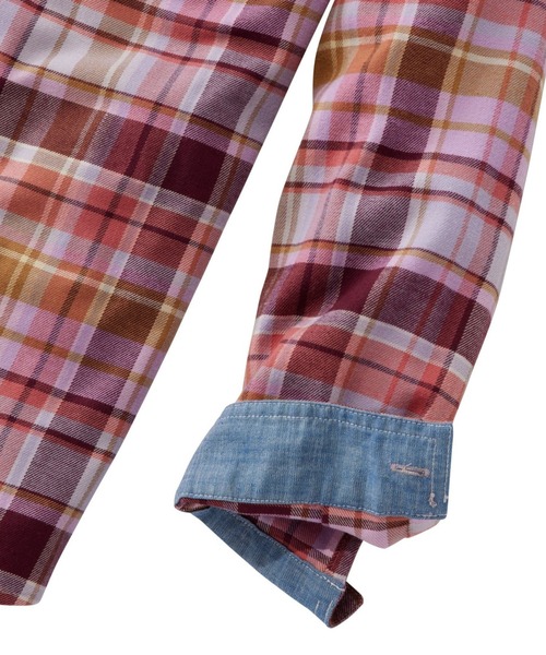 L.L.Bean(エルエルビーン)の「ビーンフレックス・オールシーズン・フランネル・シャツ、長袖 米国フィット・プチ(シャツ/ブラウス・レディース・マルチ/ブラウン系その他/グリーン系その他/グリーン系その他2・SMALL/MEDIUM/LARGE)」の13枚目の写真