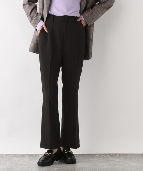 GLOBAL WORK(グローバルワーク)の「ウツクシルエットフレアパンツ/345949(その他パンツ・レディース・ブラック/レッド/グリーン/ブラウン系その他6・SMALL/MEDIUM/LARGE)」の17枚目の写真