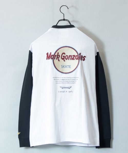 ❗️新品　レア品❗️高機能　pingホワイトロゴブルゾン What it isNt）ART BY MARKGONZALES（ワットイットイズント）の