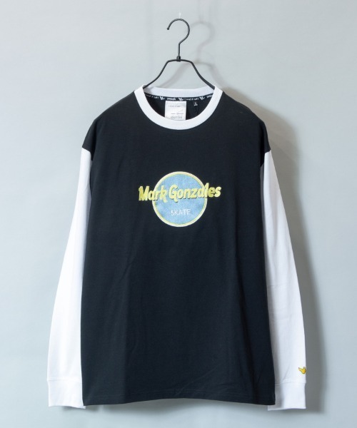 (What it isNt)ART BY MARKGONZALES(ワットイットイズント)の「What it isNt-MG【62304】-L/S TEE/(ワットイットイズント) アートバイ マークゴンザレス /ロンT(Tシャツ/カットソー・メンズ・ホワイト/ブラック・L/XL)」の11枚目の写真