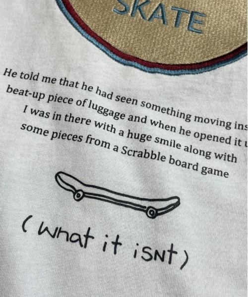 (What it isNt)ART BY MARKGONZALES(ワットイットイズント)の「What it isNt-MG【62304】-L/S TEE/(ワットイットイズント) アートバイ マークゴンザレス /ロンT(Tシャツ/カットソー・メンズ・ホワイト/ブラック・L/XL)」の17枚目の写真