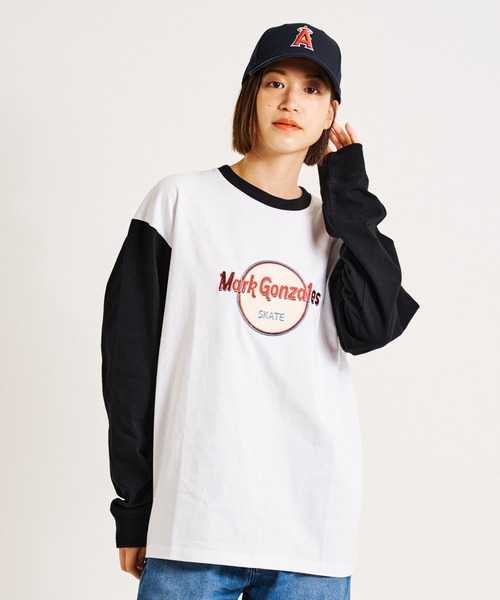 (What it isNt)ART BY MARKGONZALES(ワットイットイズント)の「What it isNt-MG【62304】-L/S TEE/(ワットイットイズント) アートバイ マークゴンザレス /ロンT(Tシャツ/カットソー・メンズ・ホワイト/ブラック・L/XL)」の18枚目の写真