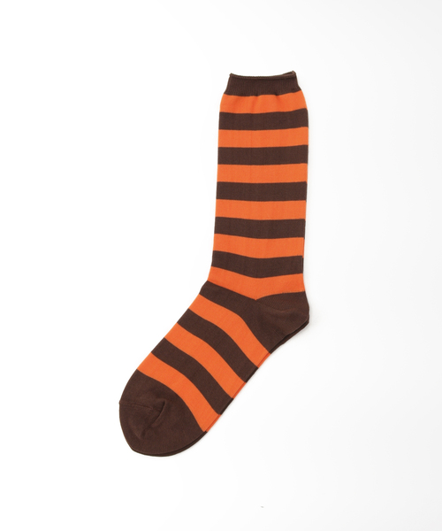 JOURNAL STANDARD LUXE（ジャーナルスタンダード　ラックス）の「BORDER SOCKS（ソックス/靴下・レディース・チャコールグレー/ネイビー/ブラウン/レッド/グリーン/コバルトブルー・FREE）」の3枚目の写真