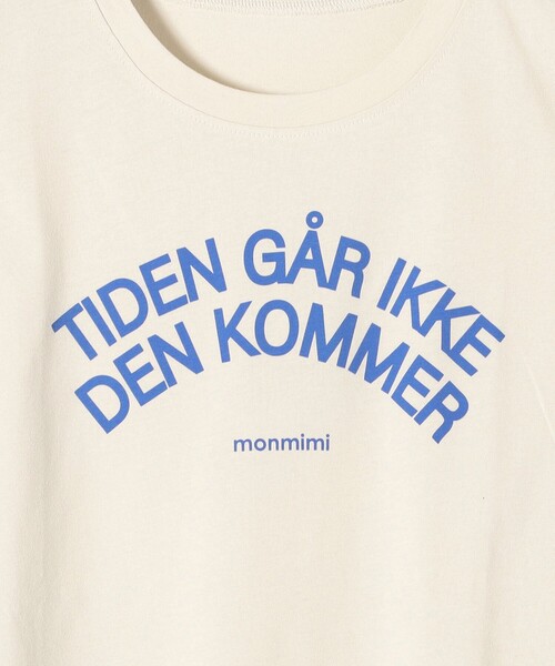 SHIPS any(シップス エニィ)の「【SHIPS any別注】MONMIMI: プリント ロング Tシャツ3(Tシャツ/カットソー・レディース・ホワイト/チャコールグレー/ベージュ・ONE SIZE)」の13枚目の写真