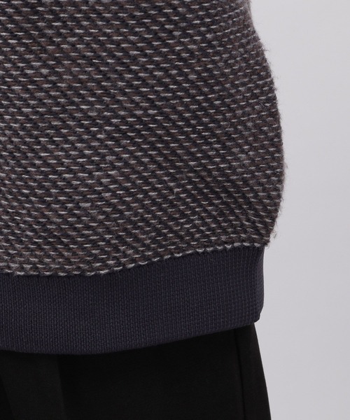 LAKOLE（ラコレ）の「モヘアライクジャカードニット / 353217（ニット/セーター・メンズ・ベージュ/ネイビー/ブラウン/グリーン・MEDIUM/LARGE）」の18枚目の写真