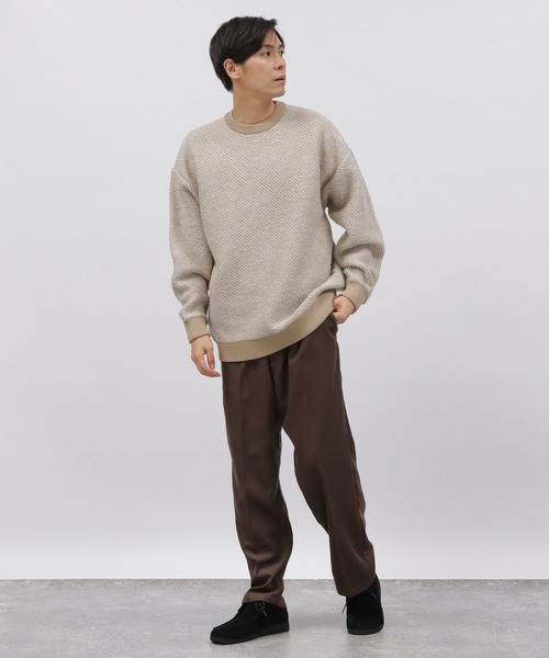 LAKOLE（ラコレ）の「モヘアライクジャカードニット / 353217（ニット/セーター・メンズ・ベージュ/ネイビー/ブラウン/グリーン・MEDIUM/LARGE）」の22枚目の写真