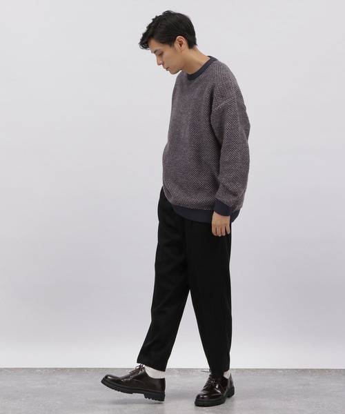 LAKOLE（ラコレ）の「モヘアライクジャカードニット / 353217（ニット/セーター・メンズ・ベージュ/ネイビー/ブラウン/グリーン・MEDIUM/LARGE）」の9枚目の写真